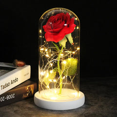 Galaxy Rose Artificial Flowers Beauty and the Beast Rose Valentine's Day Gift