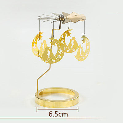 Romantic Scented Candle Rotating Candlestick