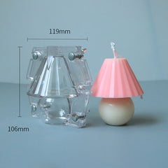 Small lamp candle mold