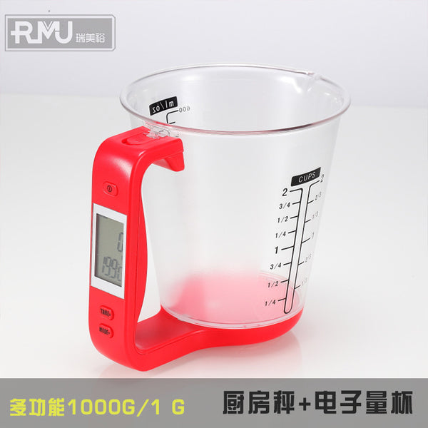 Electronic measuring cup