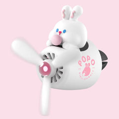 Car Air Freshener Cartoon Animal Rotating Propeller