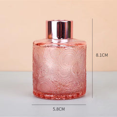 100ml Glass Fragrance Bottle Carved