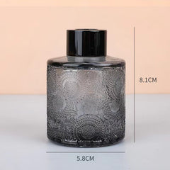 100ml Glass Fragrance Bottle Carved