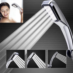 Shower Head Water Saving Flow With Chrome ABS Rain