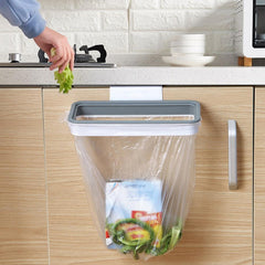 Portable Plastic Garbage Hanging Bag Kitchen Trash Storage