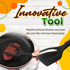 2 In 1 Grip Flip Tongs Egg Tongs