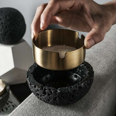 Style ashtray decoration with cover fashion