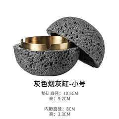 Style ashtray decoration with cover fashion