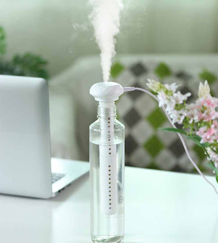 Mini Ultrasonic Air Humidifier LED Lamp