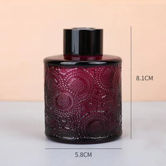 100ml Glass Fragrance Bottle Carved