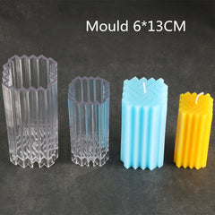 Creative Candle Mold Square Weave Pattern Candle