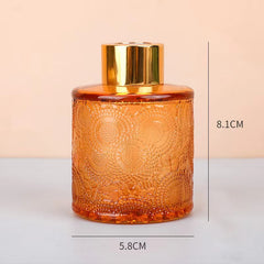 100ml Glass Fragrance Bottle Carved